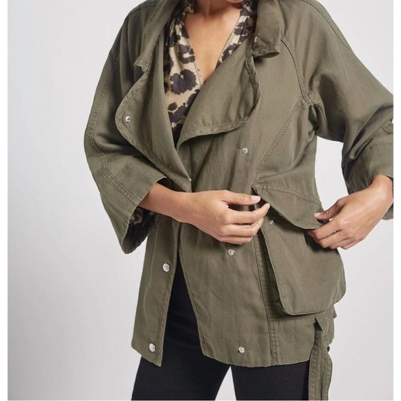 Current/Elliott Green The Reny Infantry Jacket - Picture 1 of 9